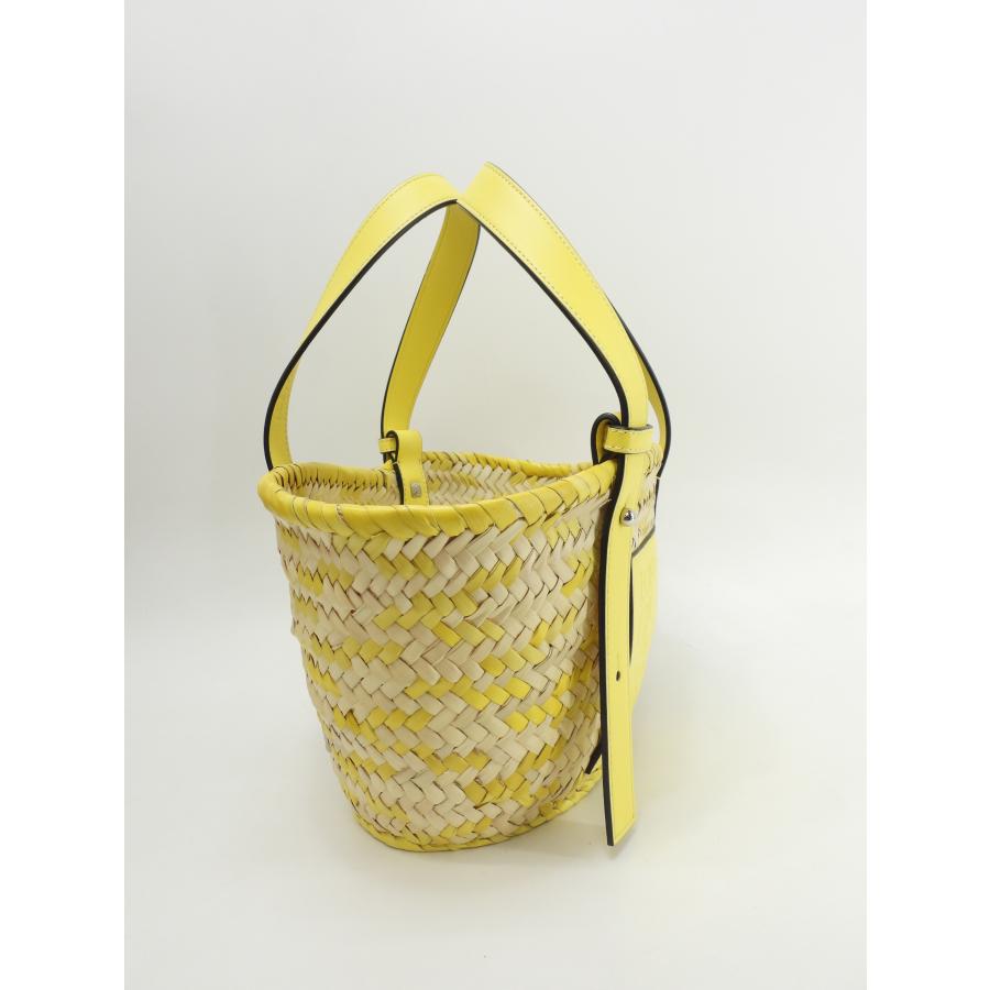 Basket（LOEWE） ロエベ バスケットスモール カゴバッグ ナチュラル黄