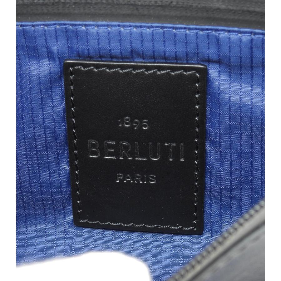 Berluti（ベルルッティ） ボディバッグ カリグラフィ ナイロン紺