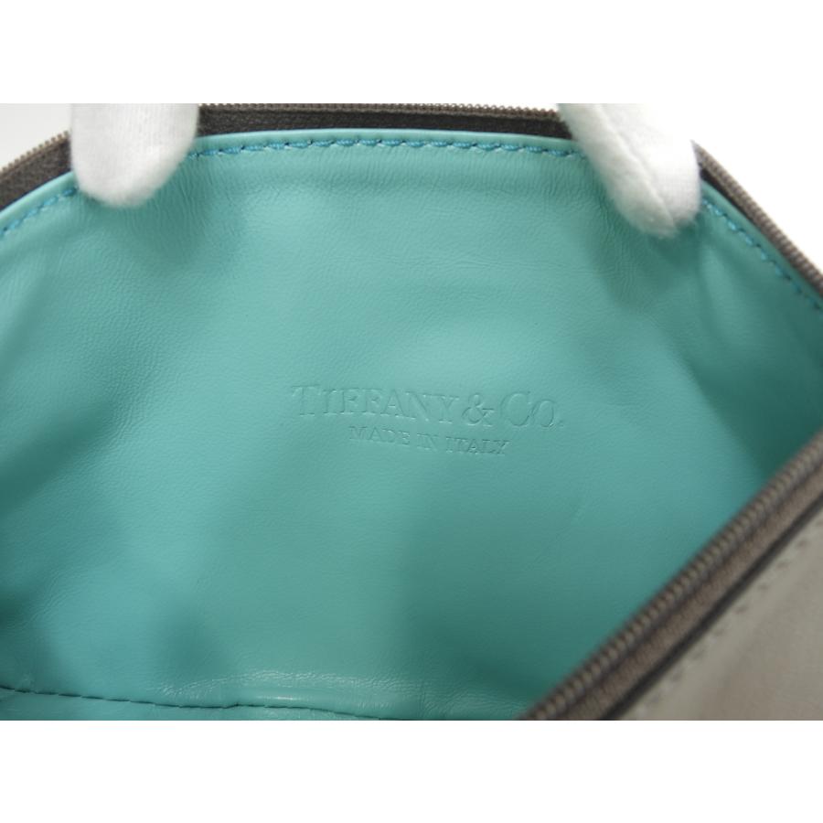 TIFFANY&Co.（ティファニー） トートバッグ リバーシブル レザー黒灰