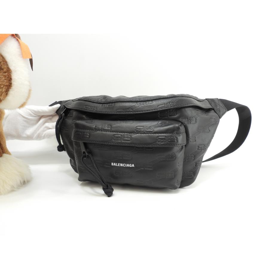 EVERYDAY（BALENCIAGA） バレンシアガ ベルトバッグ BBシグネチャ 型押 