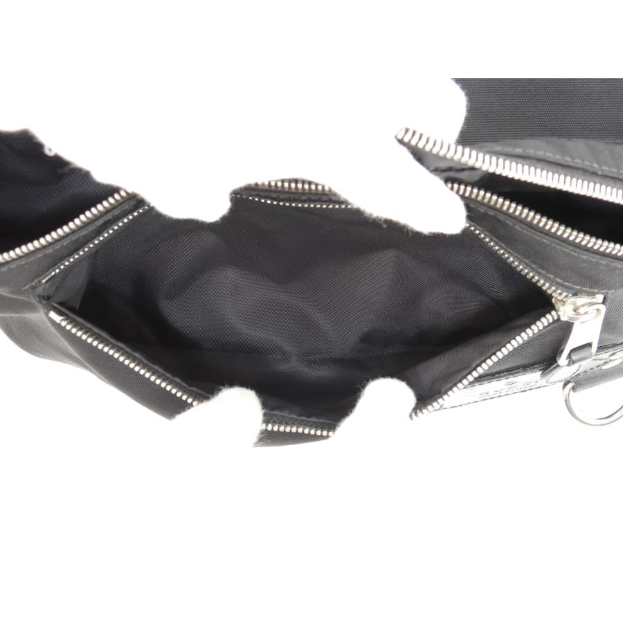 GUCCI ボディバッグ ブラック ナイロン製 GGナイロン スモール クロスボディバッグ ・ブラック GGナイロン