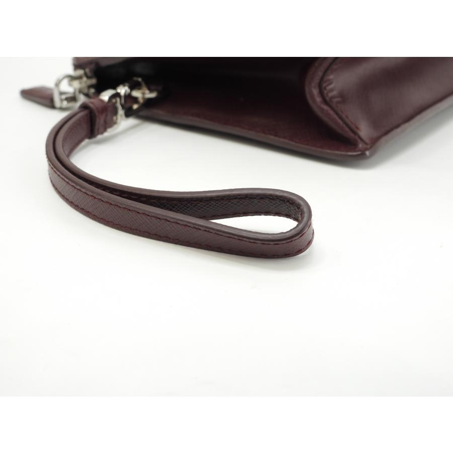 SAFFIANO（PRADA） プラダ クラッチウォレットバッグ ポーター