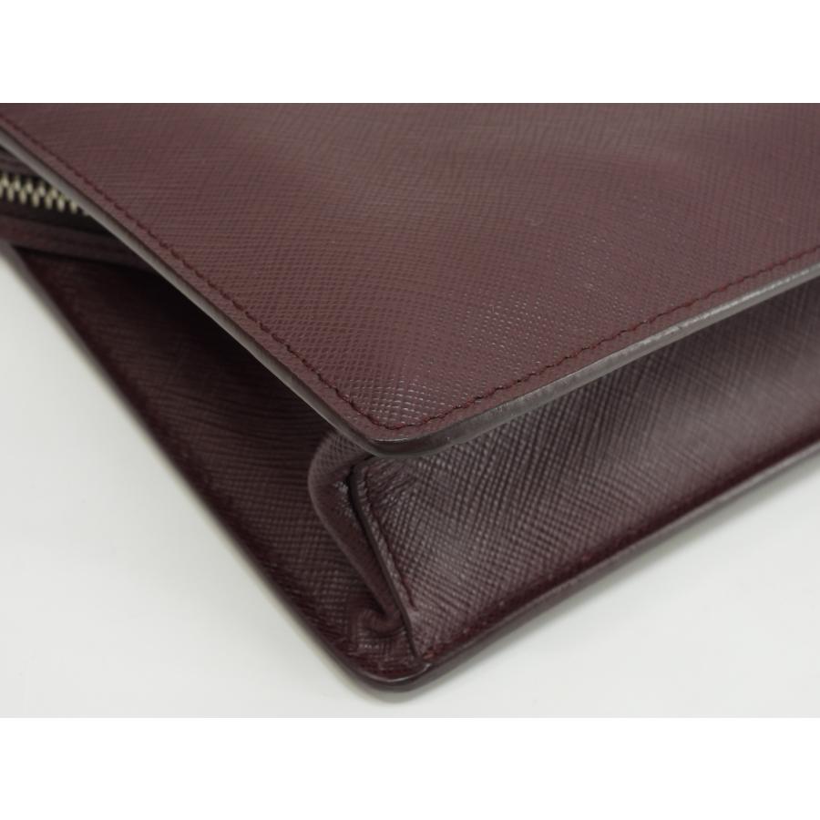 SAFFIANO（PRADA） プラダ クラッチウォレットバッグ ポーター