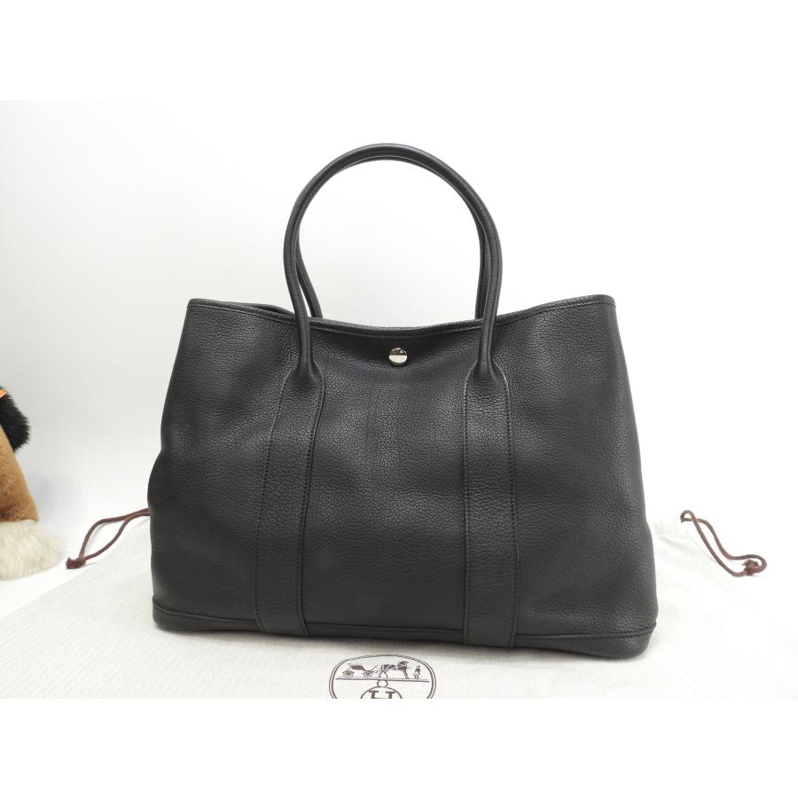 ガーデンパーティー エルメス ガーデンパーティPM ネゴンダ 黒 トート