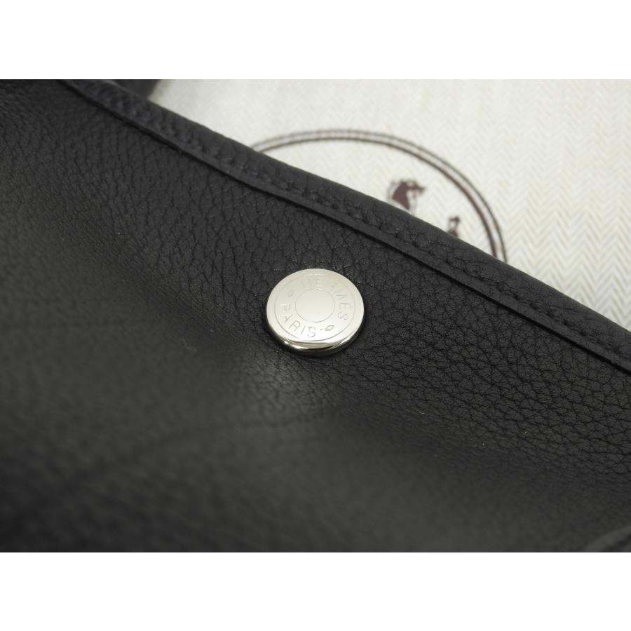 ガーデンパーティー エルメス ガーデンパーティPM ネゴンダ 黒 トート