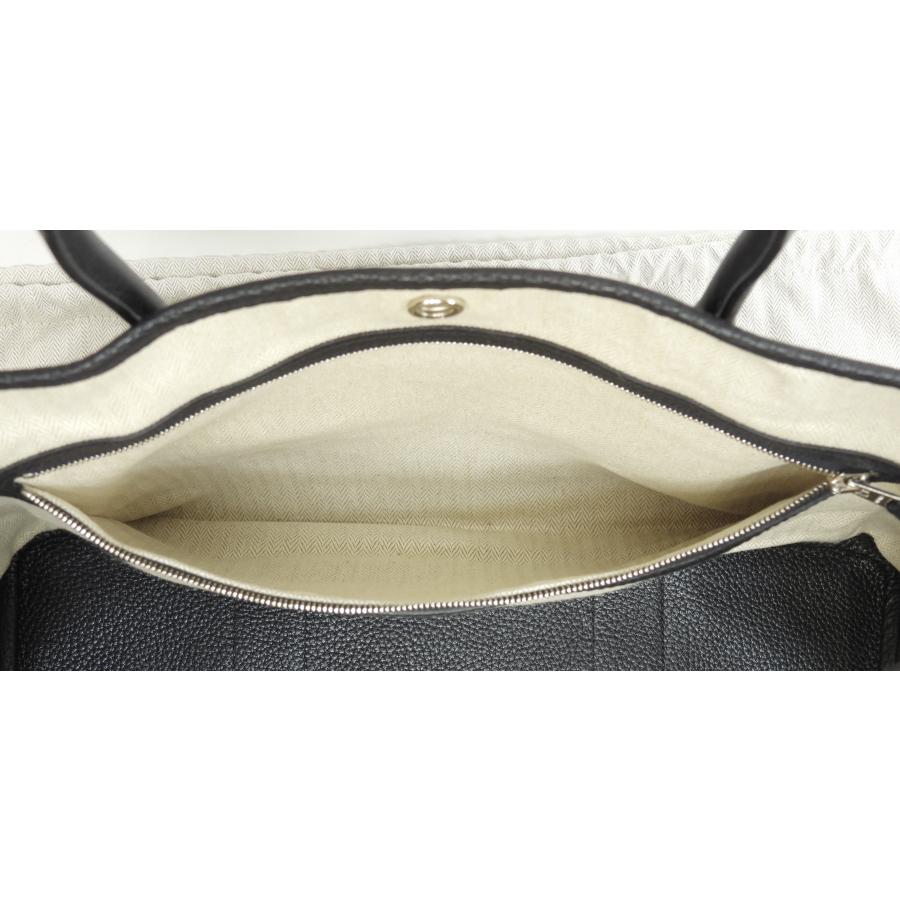 ガーデンパーティー エルメス ガーデンパーティPM ネゴンダ 黒 トート