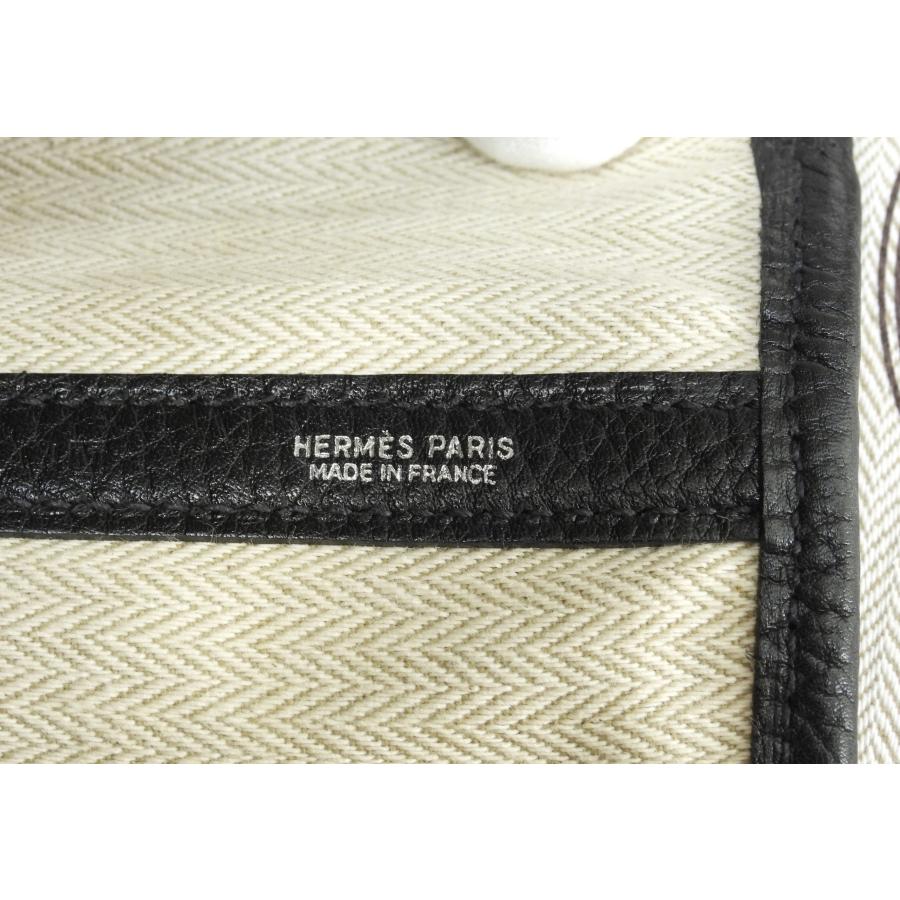 ガーデンパーティー エルメス ガーデンパーティPM ネゴンダ 黒 トート