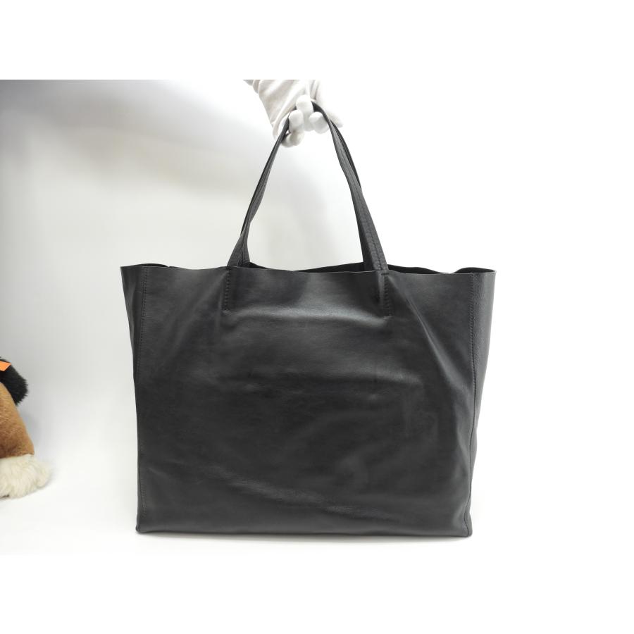 CABAS（CELINE） セリーヌ カバホリゾンタル スムースレザー 黒 トート