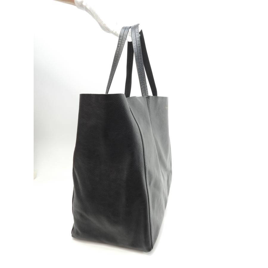 CABAS（CELINE） セリーヌ カバホリゾンタル スムースレザー 黒 トート