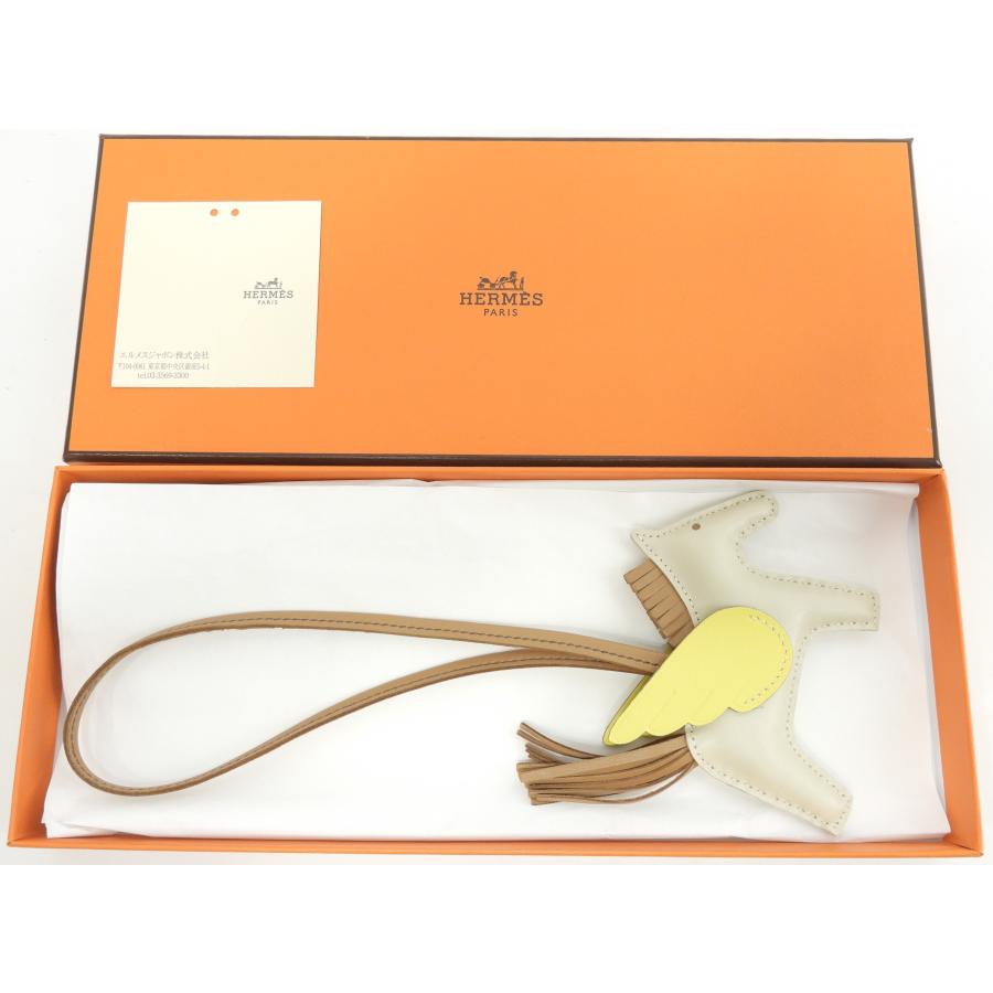 美品　人気色　エルメス　HERMES ペガサス　pm HERMES（エルメス） ロデオペガサスPM アニューミロ クレ茶黄 バッグ