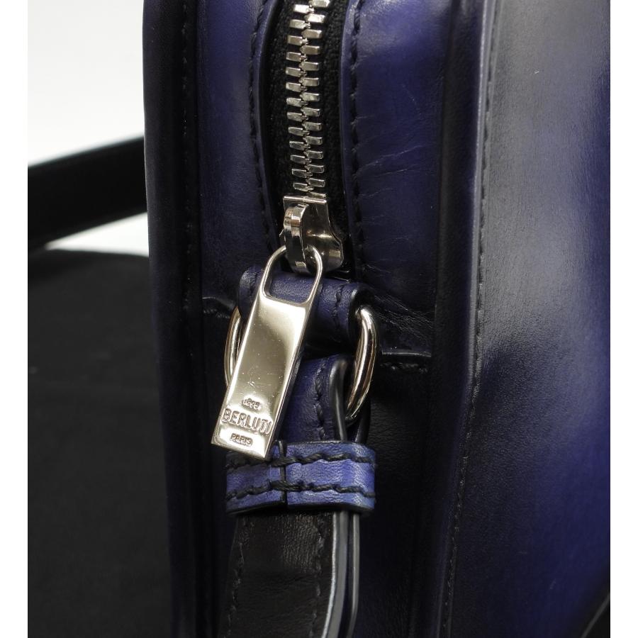 Berluti（ベルルッティ） アンジュール ガリバー レザー青黒