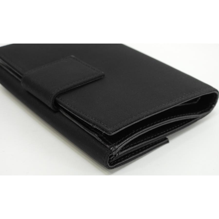 PRADA プラダ テスート ナイロン コンパクトウォレット ブラック プラダ PRADA Re-Nylon テスートコンパクトウォレット 1MV204 二つ折り