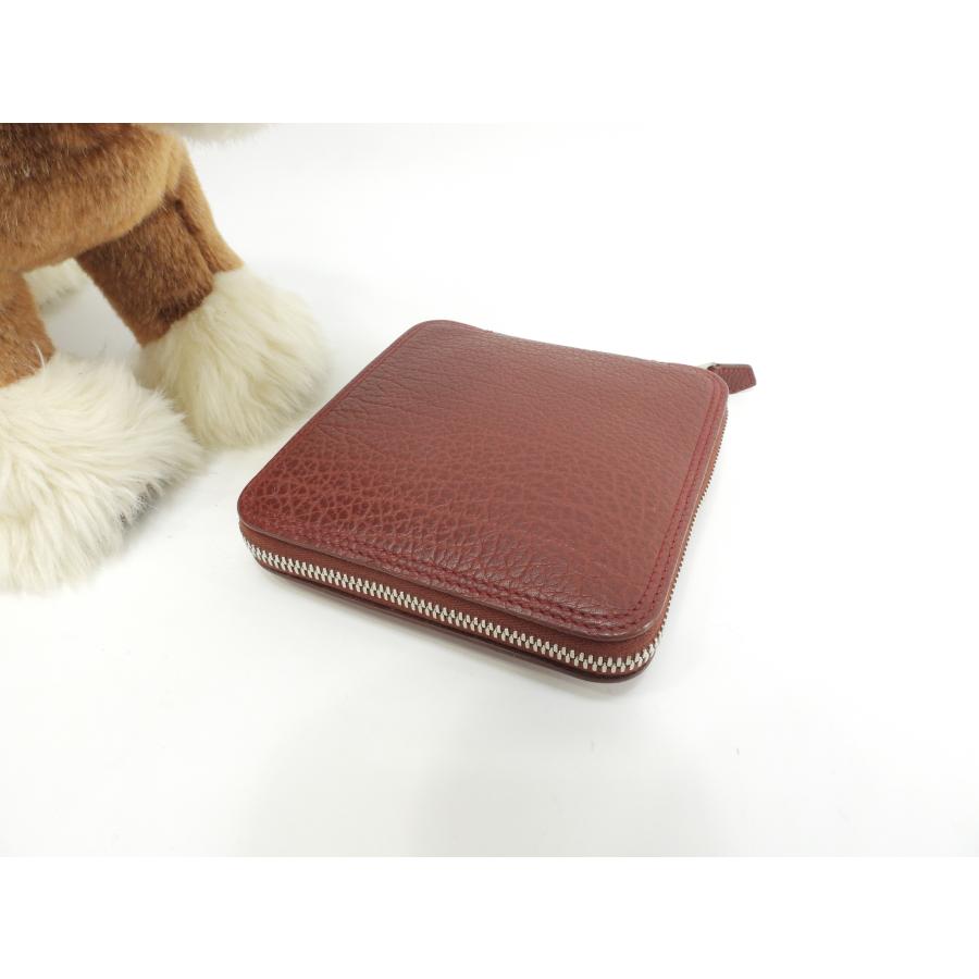 HERMES（エルメス） シルキーポップ シルク白ピンク レザー赤茶 エコ