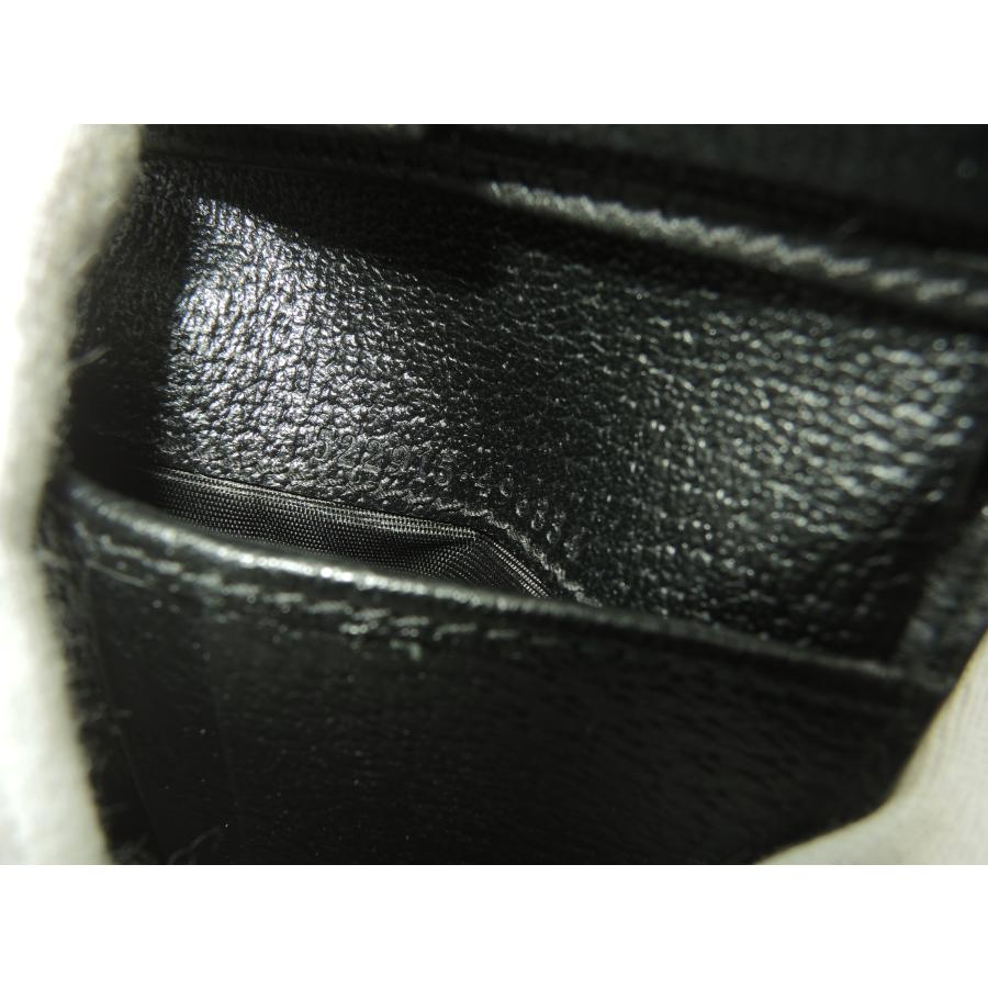 GUCCI（グッチ） 2折財布 蜂 レザー黒 コンパクトウォレット コイン