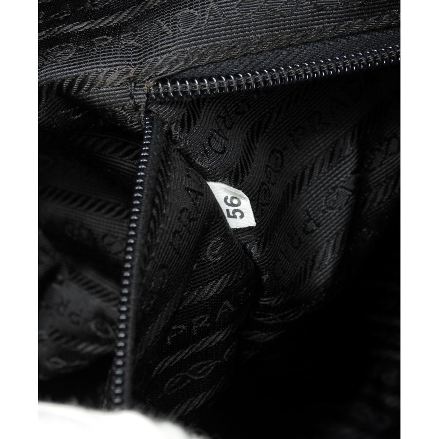 PRADA（プラダ） s付ボストンバッグ大 三角プレート ナイロン革黒