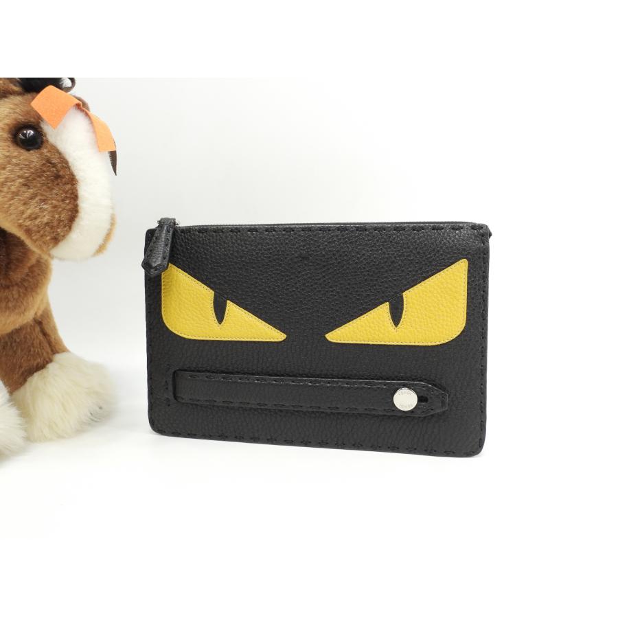 FENDI モンスター　セレリア　クラッチ フェンディ クラッチバッグ モンスター セレリアレザー黒 セカンド