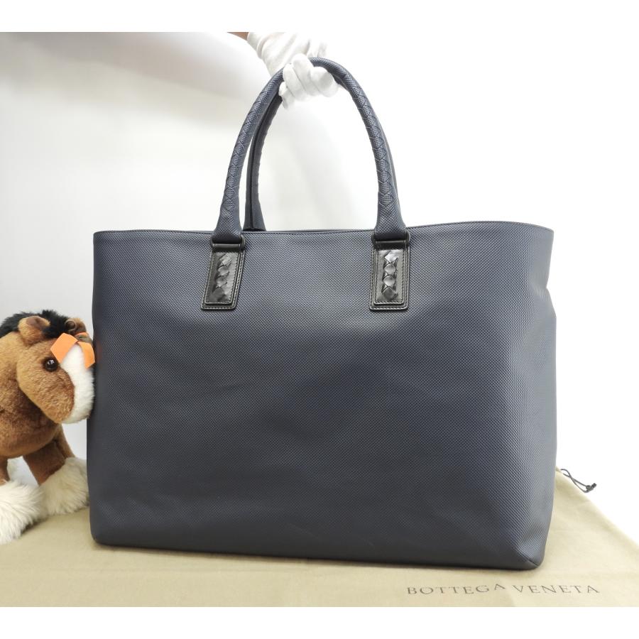 BOTTEGA VENETA マルコポーロ トートバッグ A4 ビジネス 紺 【公式通販】