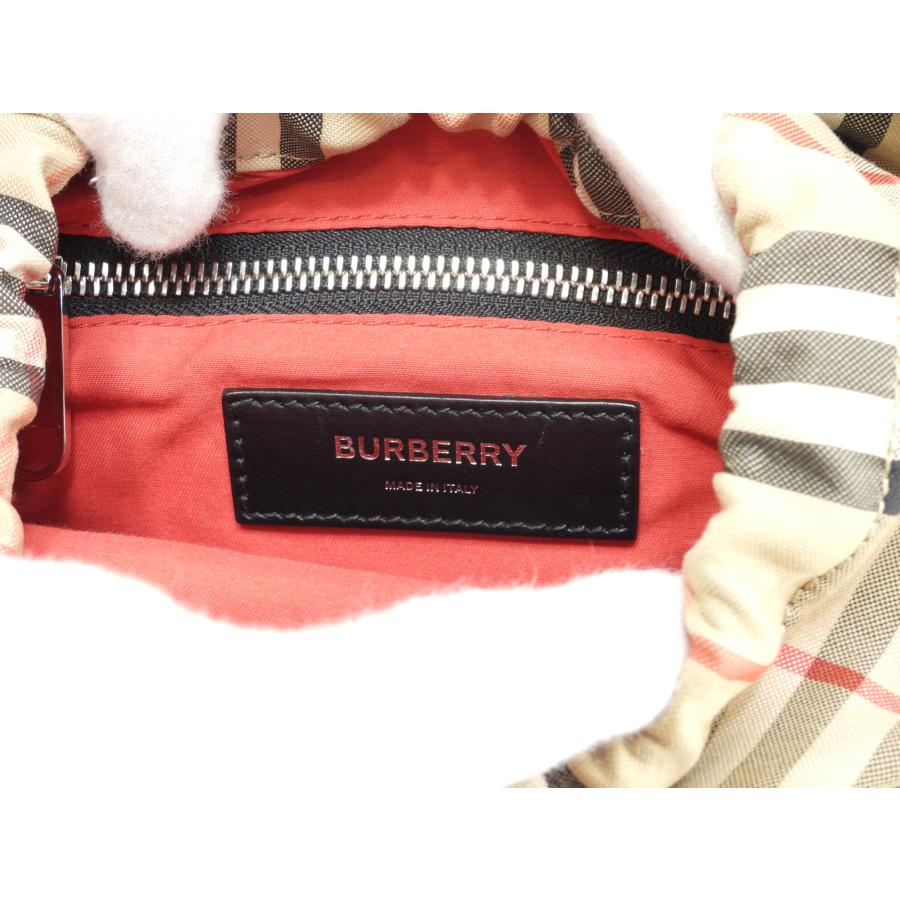 【値下げ】BURBERRY バーバリーチェッククロスボディバッグ ベージュ (静岡パルコ店)