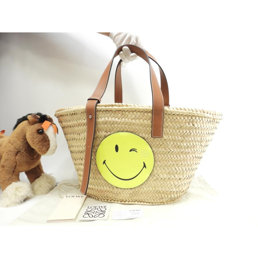Basket（LOEWE） ロエベ バスケットミディアム 限定スマイリー
