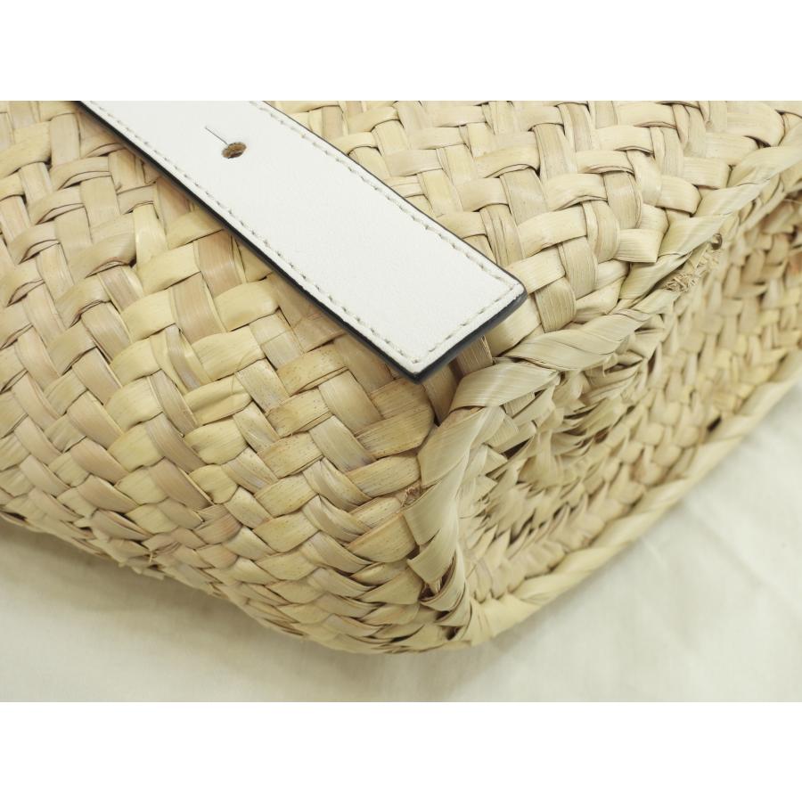 Basket（LOEWE） ロエベ バスケットスモール カゴバッグ ナチュラル白