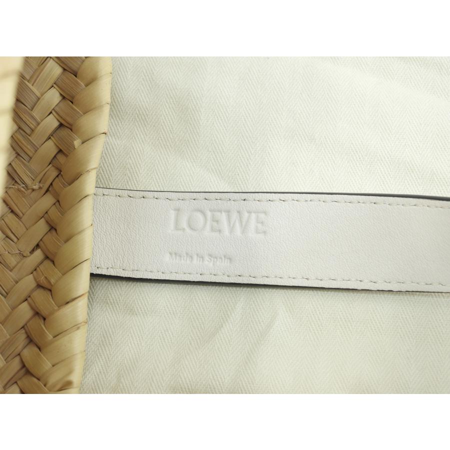 Basket（LOEWE） ロエベ バスケットスモール カゴバッグ ナチュラル白