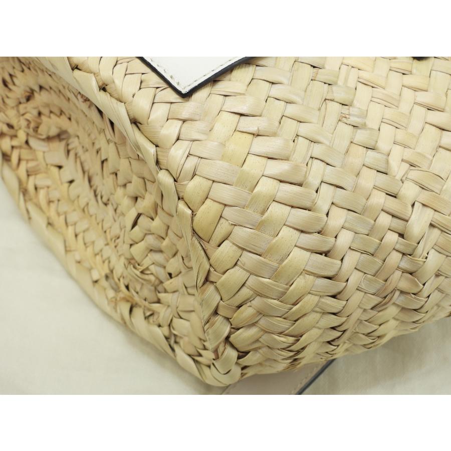 Basket（LOEWE） ロエベ バスケットスモール カゴバッグ ナチュラル白