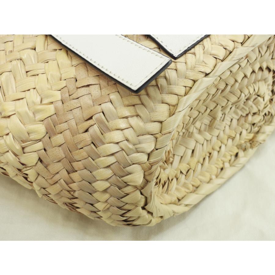 Basket（LOEWE） ロエベ バスケットスモール カゴバッグ ナチュラル白