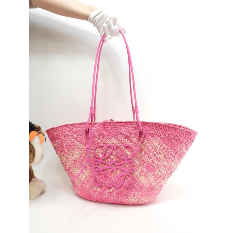 M*i様 【LOEWE】アナグラム エナメルバックル アンダーアームパーティバッ Basket（LOEWE） ロエベ アナグラムバスケットバッグ ミディアム
