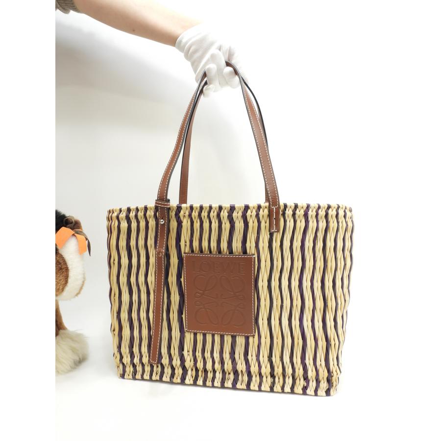 Basket（LOEWE） ロエベ スクエアトート中 パウラズイビザ ナチュラル