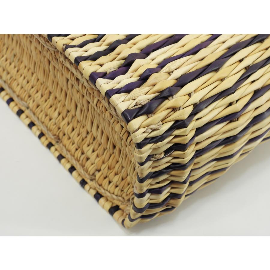 LOEWE☆かごバッグ☆パウラズイビザ☆スクエアバスケットバッグ☆スモール Basket（LOEWE） ロエベ スクエアトート中 パウラズイビザ ナチュラル