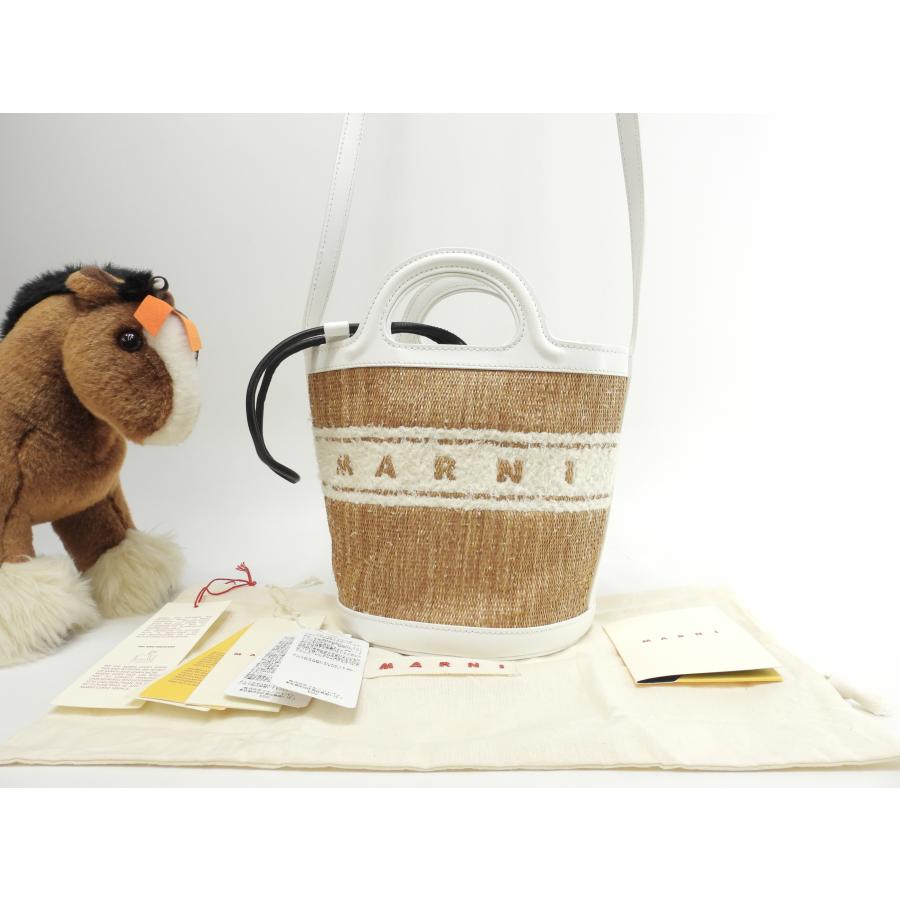 MARNI トロピカル バスケット バッグ スモール ショルダー ハンドバッグ MARNI（マルニ） カゴバッグ トロピカルバスケットスモール ストロー