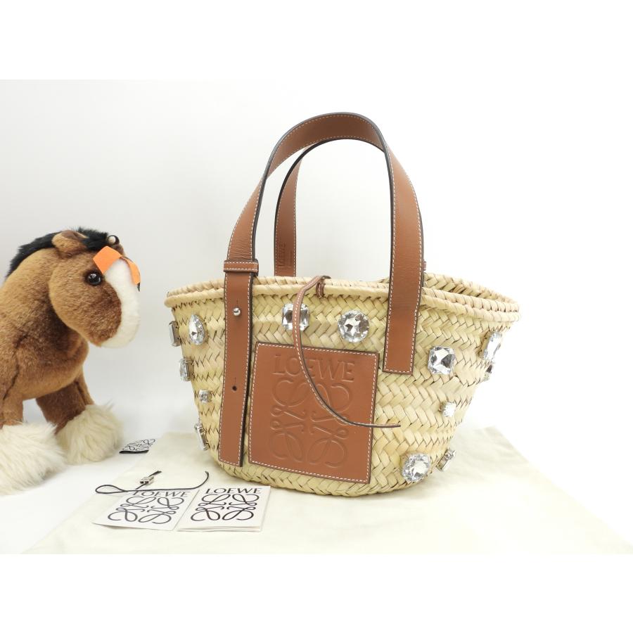 Basket（LOEWE） ロエベ バスケットスモール 特大ラインストーン付限定