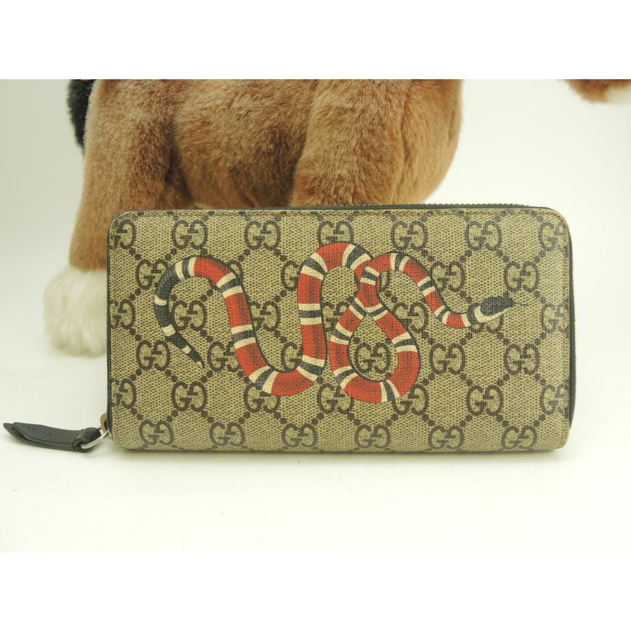 長財布　グッチ GUCCI（グッチ） [在庫処分] 財布 長財布 かぶせ 二つ折り財布 GG マー