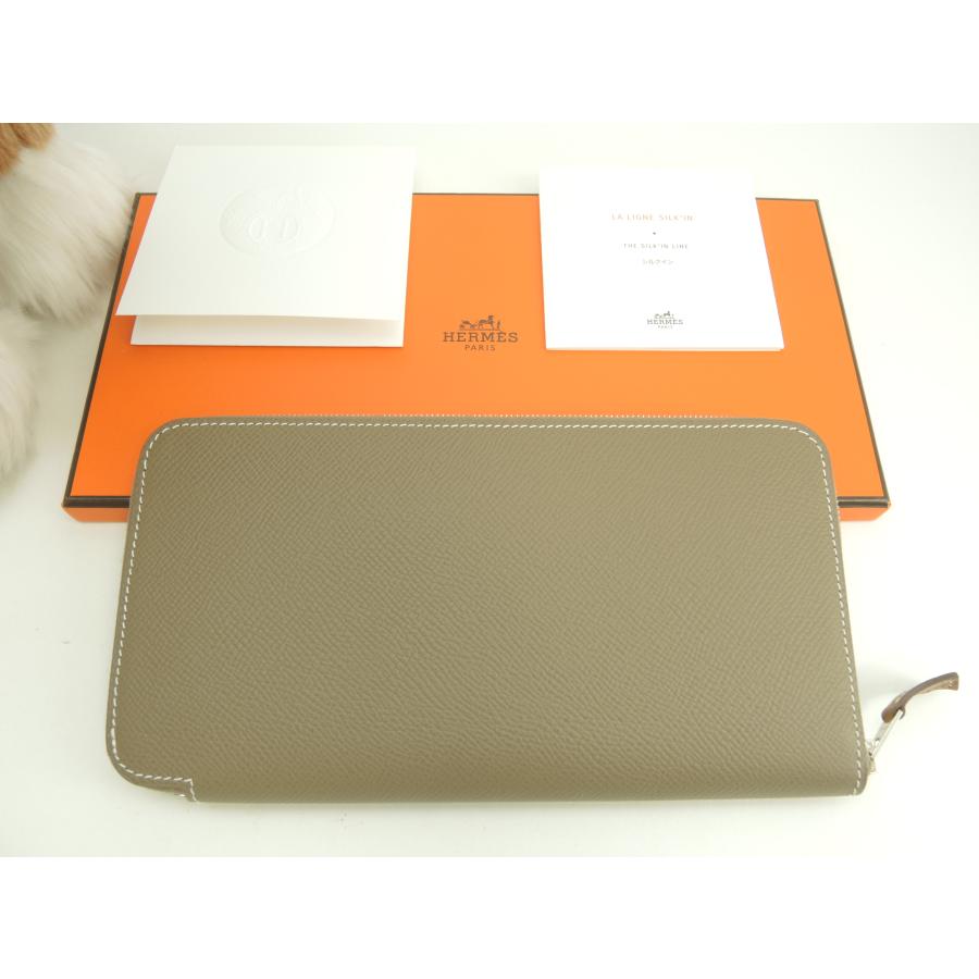Azap エルメス アザップロングシルクイン エプソン エトープ 長財布 未 