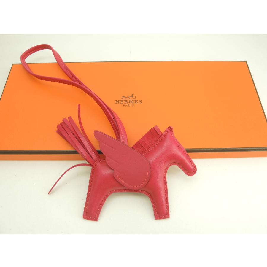 HERMES エルメス ロデオ　ペガサス　PM チャーム ピンク系 アニョーミロ HERMES（エルメス） ロデオPMペガサス アニューミロ 濃ピンク バッグ