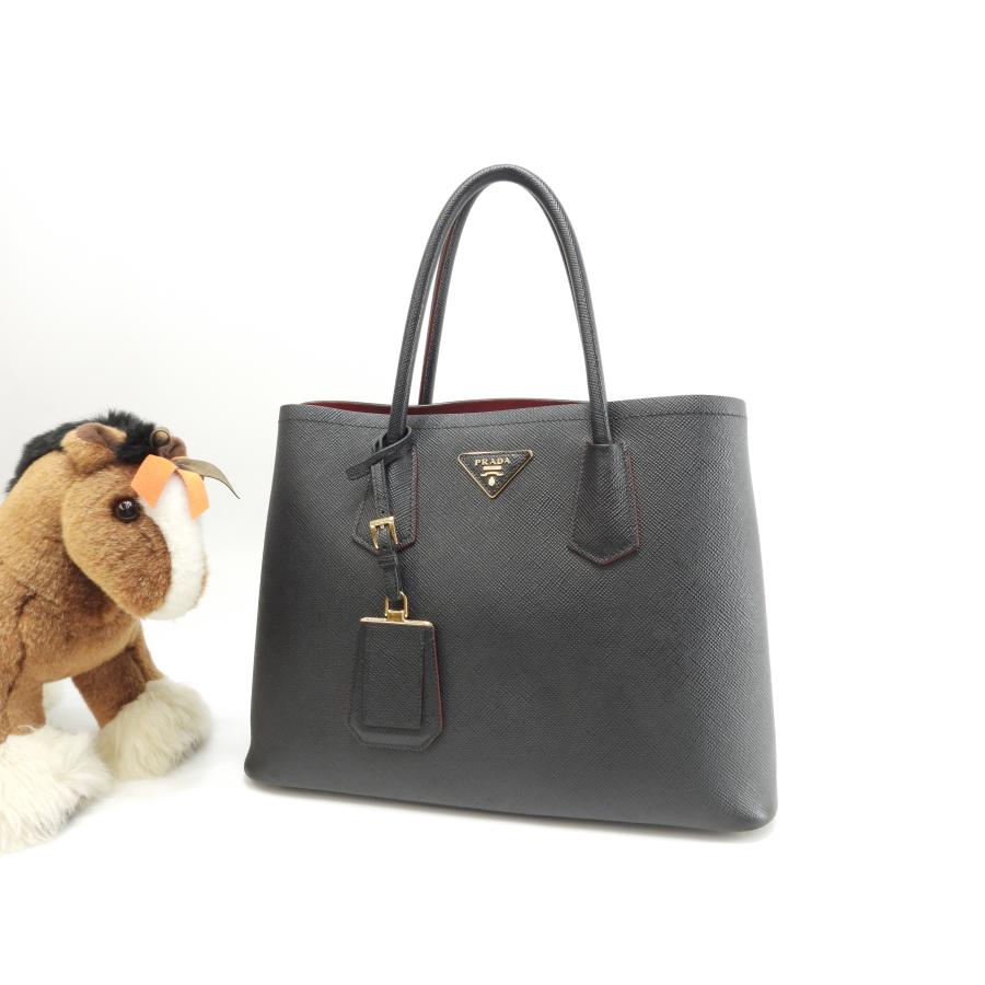SAFFIANO（PRADA） プラダ トートバッグ サフィアーノレザー 黒