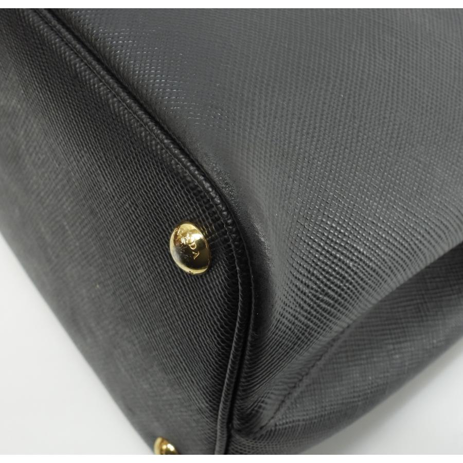 PRADA プラダ ハンドバッグ サフィアーノ ブラック 三角ロゴ SAFFIANO（PRADA） プラダ トートバッグ サフィアーノレザー 黒