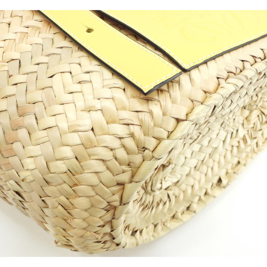 Basket（LOEWE） ロエベ バスケットスモール カゴバッグ ナチュラル黄