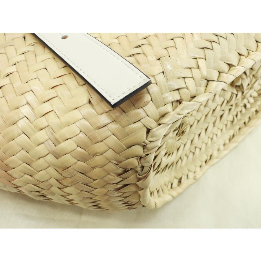 Basket（LOEWE） ロエベ バスケットスモール カゴバッグ ナチュラル白