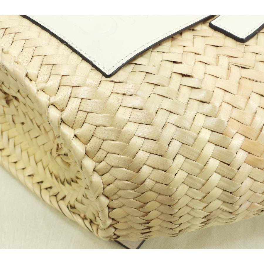 Basket（LOEWE） ロエベ バスケットスモール カゴバッグ ナチュラル白