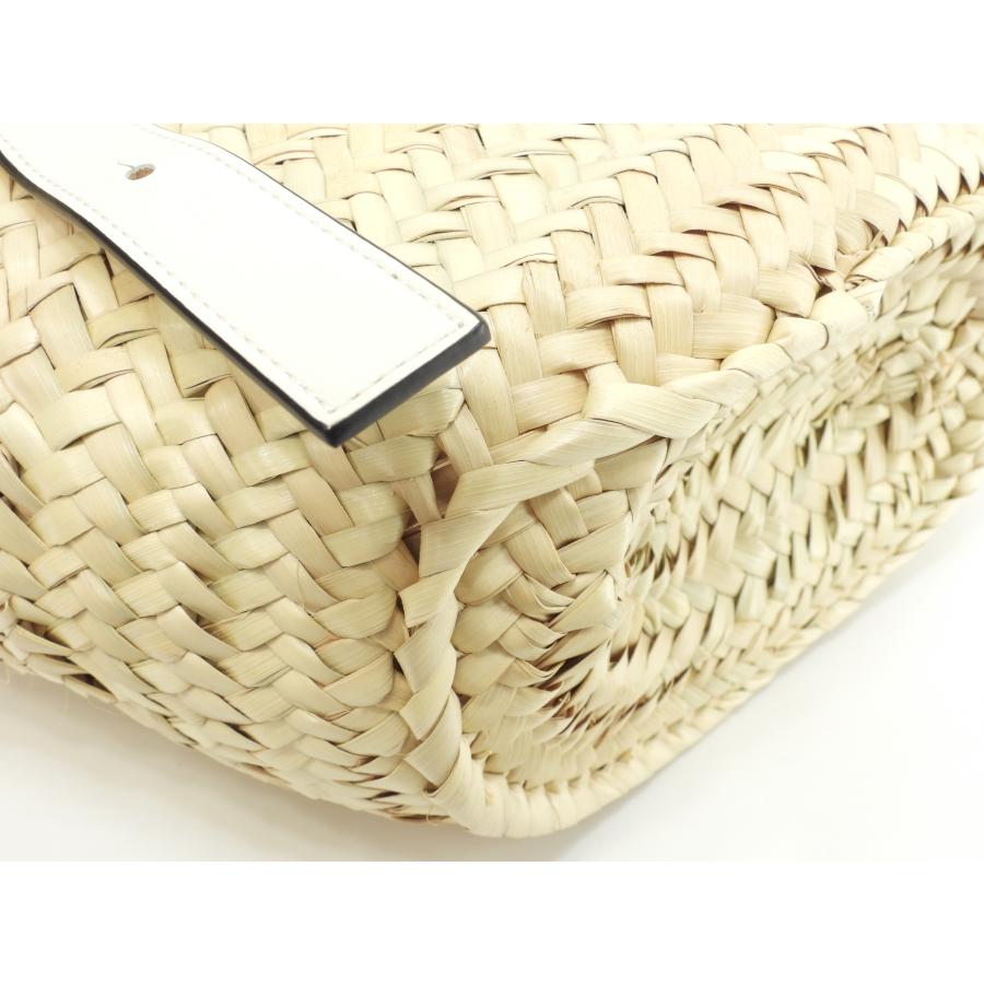 Basket（LOEWE） ロエベ バスケットスモール カゴバッグ ナチュラル白