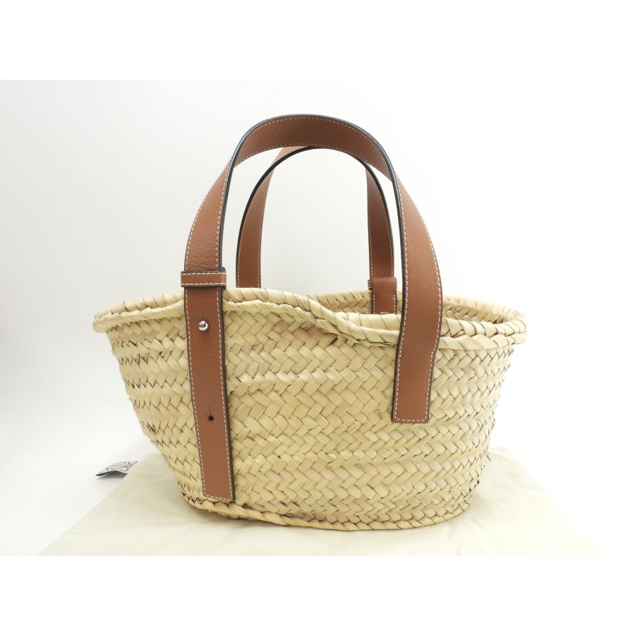 Basket（LOEWE） ロエベ バスケット小 カゴバッグ ナチュラル/タン