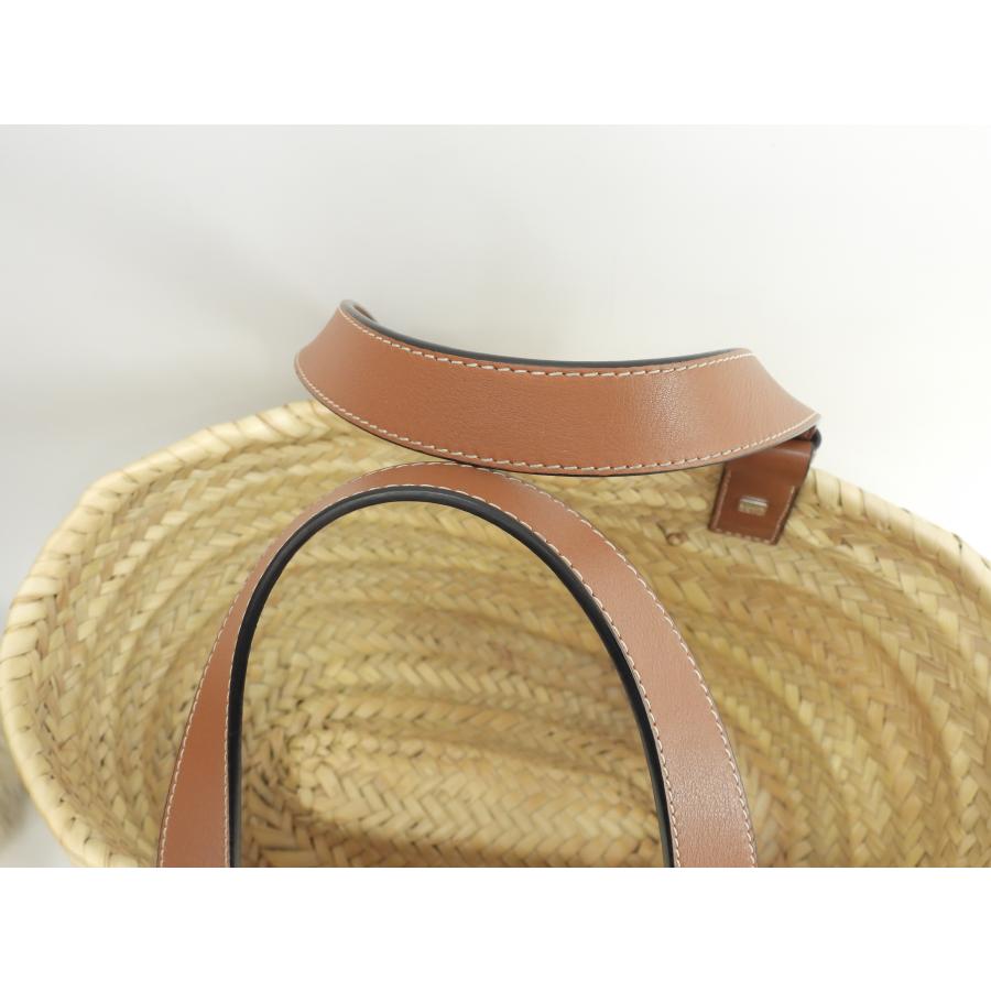 Basket（LOEWE） ロエベ バスケット小 カゴバッグ ナチュラル/タン