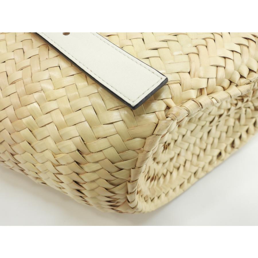 Basket（LOEWE） ロエベ バスケットスモール カゴバッグ ナチュラル白