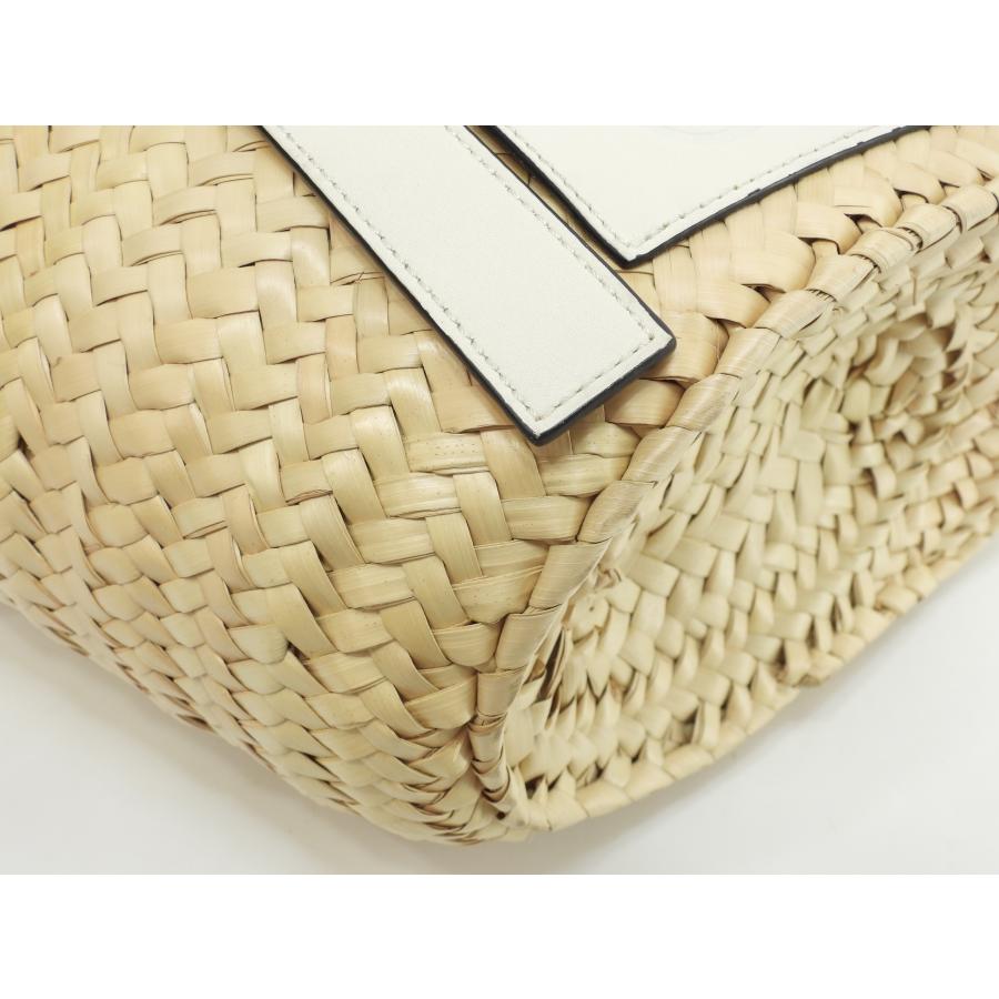 Basket（LOEWE） ロエベ バスケットスモール カゴバッグ ナチュラル白