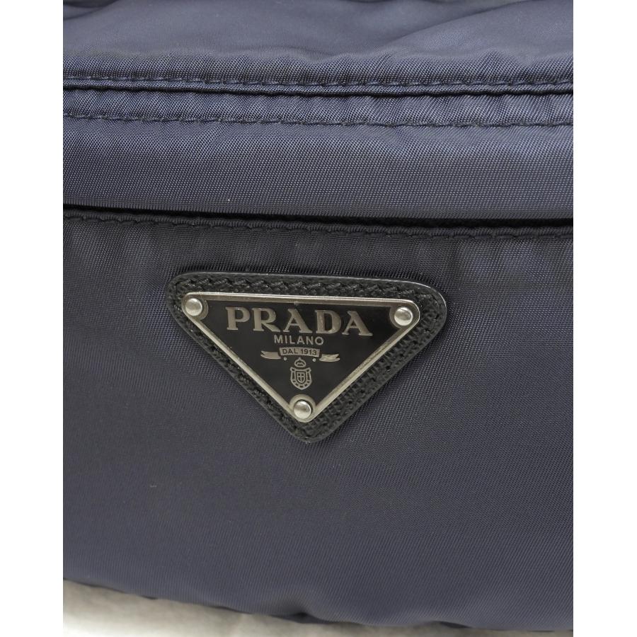 PRADA（プラダ） ボディバッグ RE-NYLON ナイロン紺 ウエストバッグ