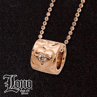 LONO ペンダントトップ k14 ホワイトゴールド クロス LONOハワイアン