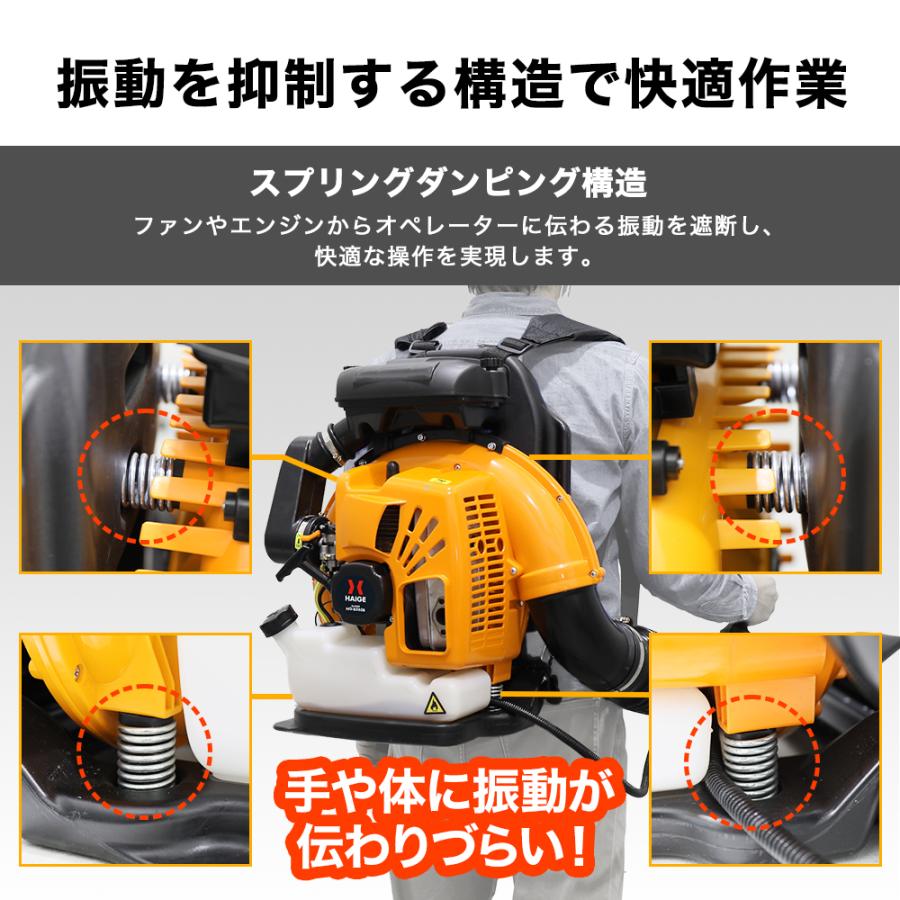 背負式ブロワー HG-B263B　新中古　 haige_hg-b263bn
