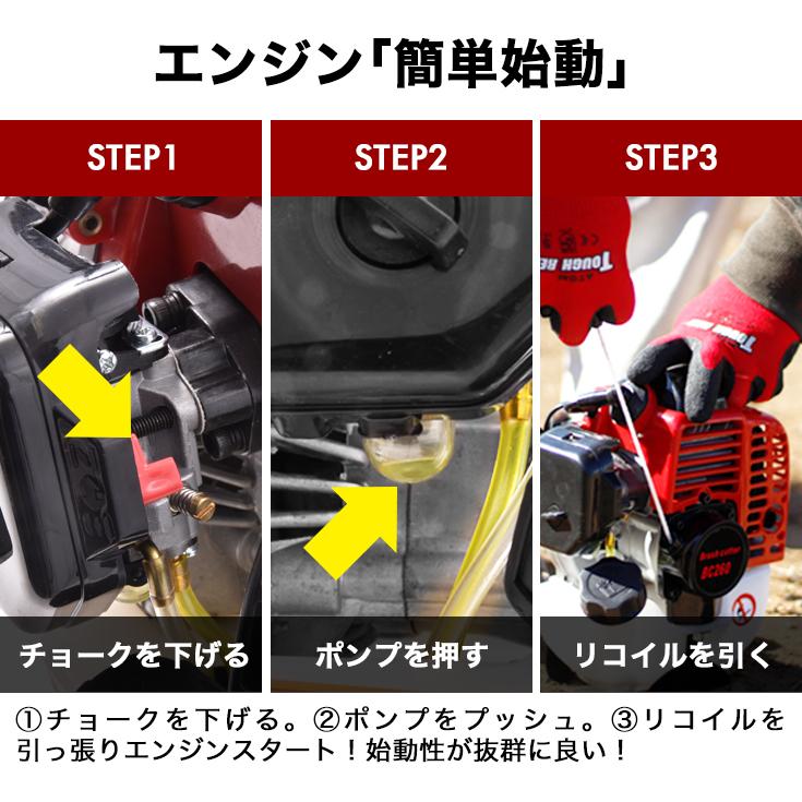 草刈機 刈払機 26cc 2サイクル エンジン式 Hg 260 両手ハンドルタイプ １年保証 Hg 260n ハイガー産業 通販 Yahoo ショッピング