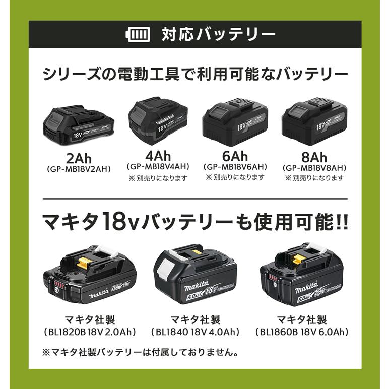 HAIGE（ハイガー） 電動芝草刈機 バッテリーセット マキタ互換 18V